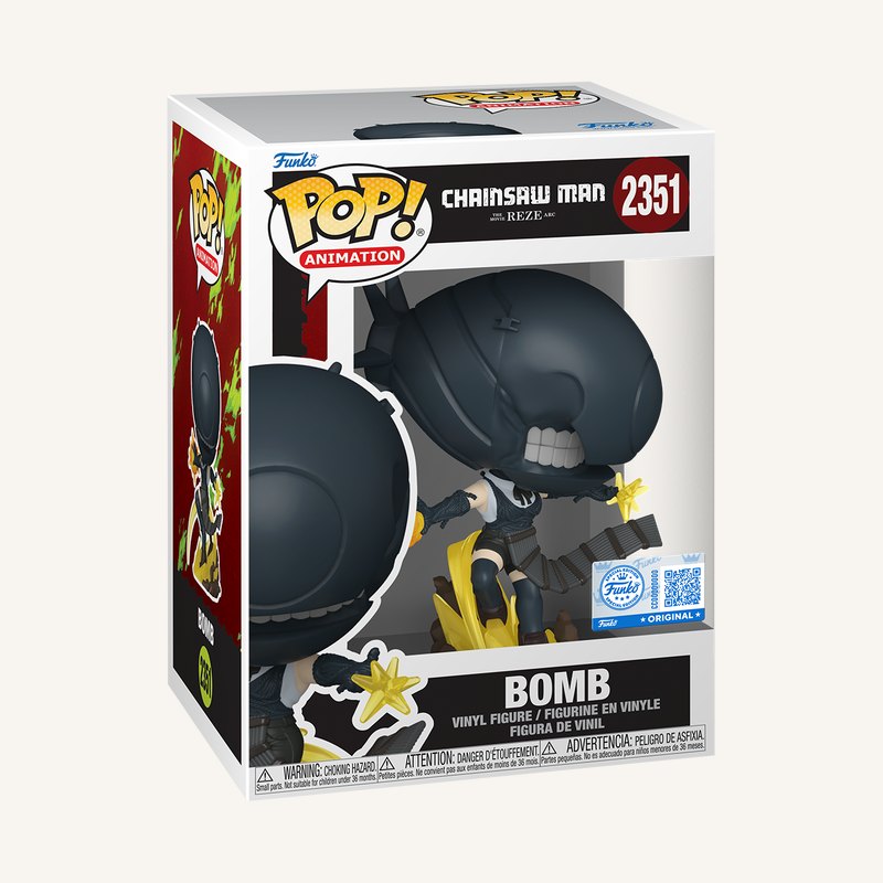 Funko Pop! Animation « Bomb » n° 2351 — Chainsaw Man, The Movie: Reze Arc, pastille Funko Original — vue 2